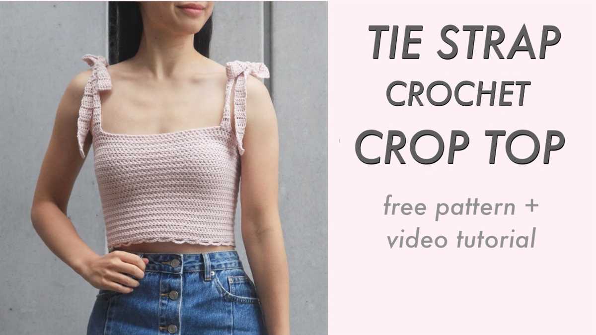 Knitted crop top free pattern