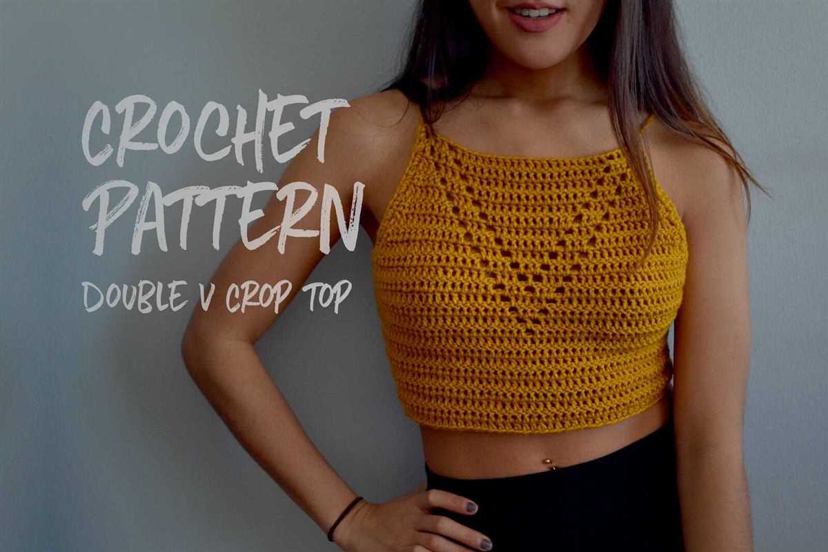 Knitted crop top free pattern