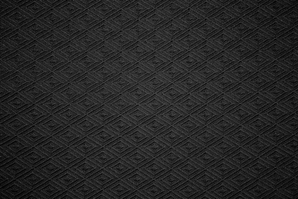 Knitted diamond shaped pattern