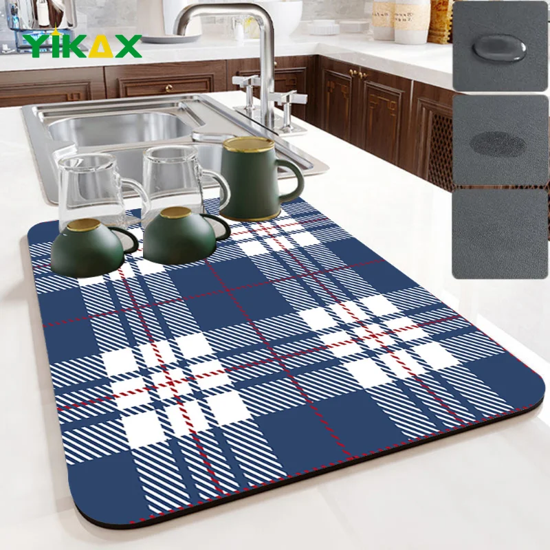 Knitted dish drying mat pattern