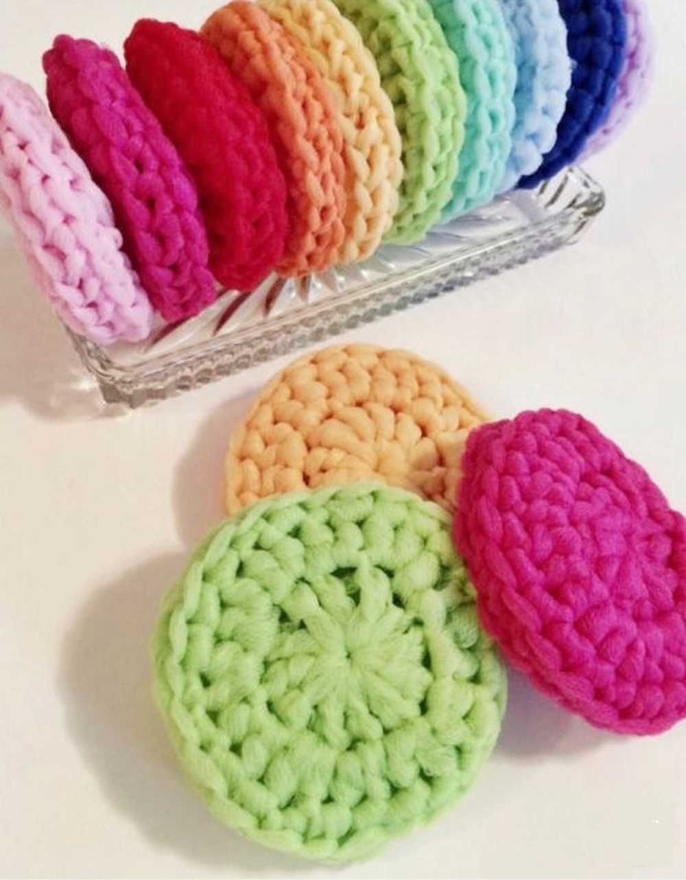 Knitted dish scrubber pattern