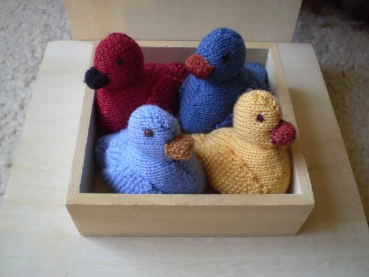Knitted duck pattern free