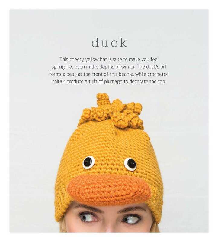 Knitted duck pattern free