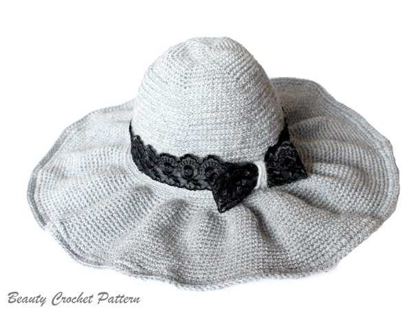Knitted floppy hat pattern