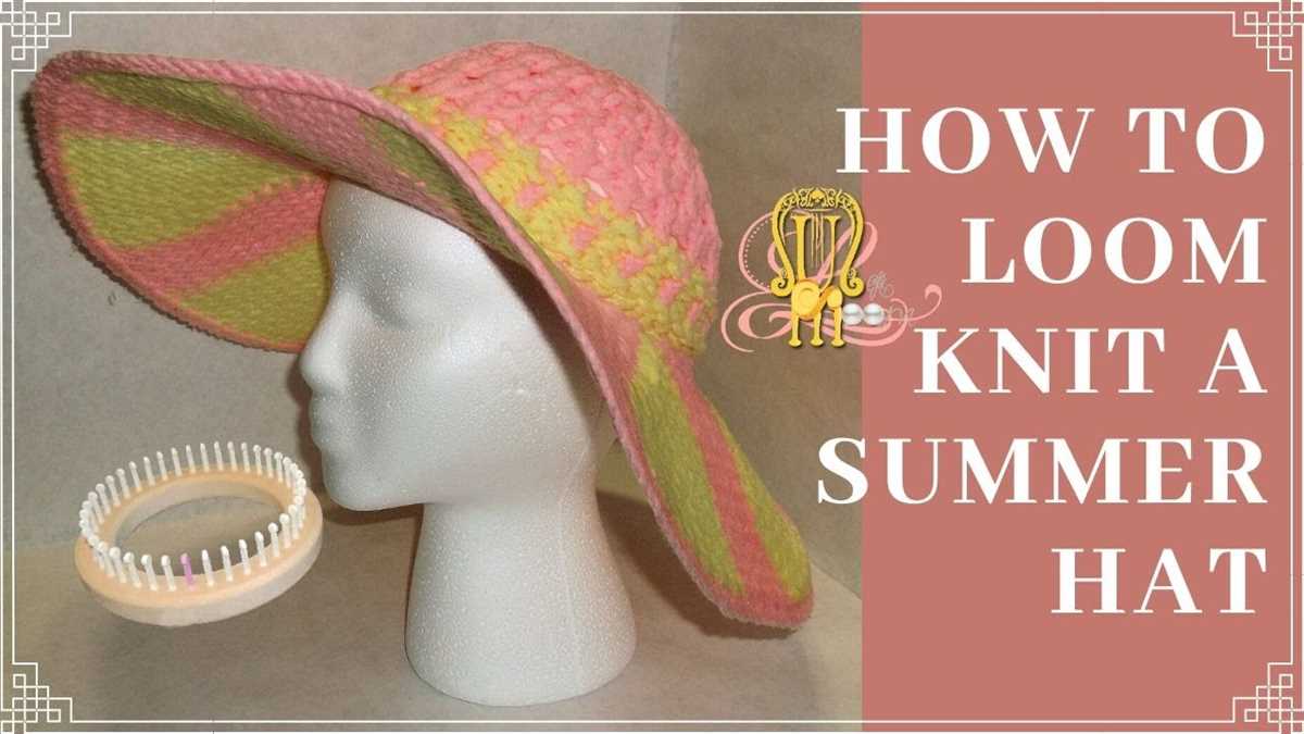 Knitted floppy hat pattern