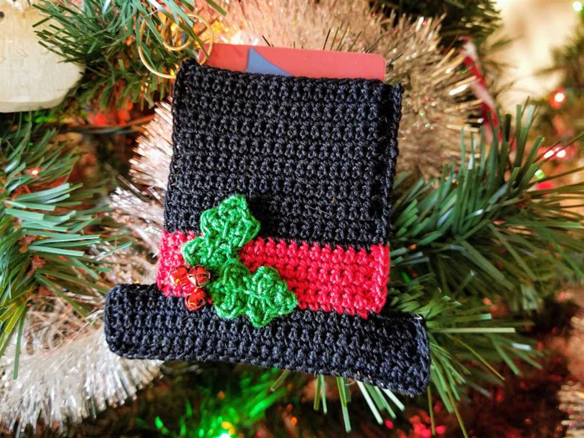 Knitted gift card holder pattern free