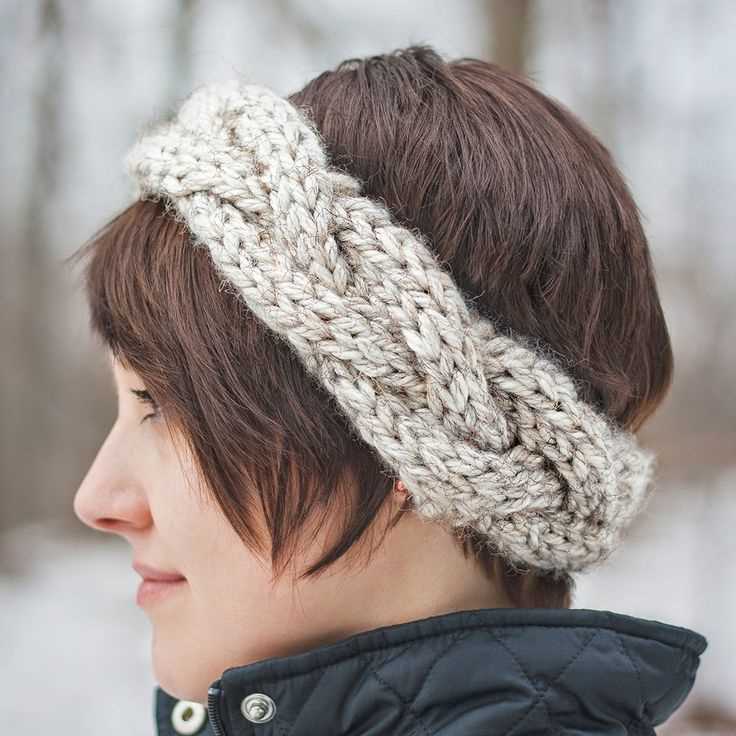 Knitted headband pattern straight needles