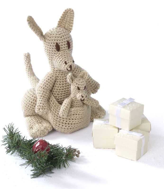 Knitted kangaroo pattern free