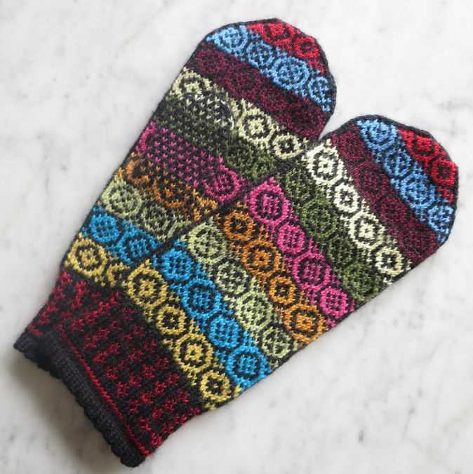 Knitted mitten pattern free