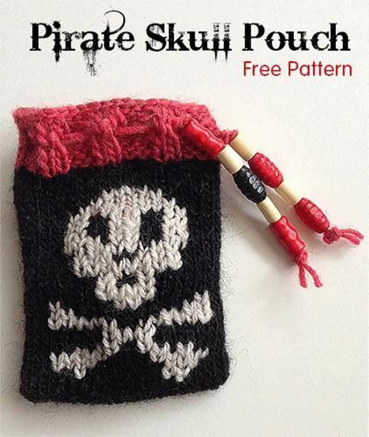 Knitted phone pouch pattern