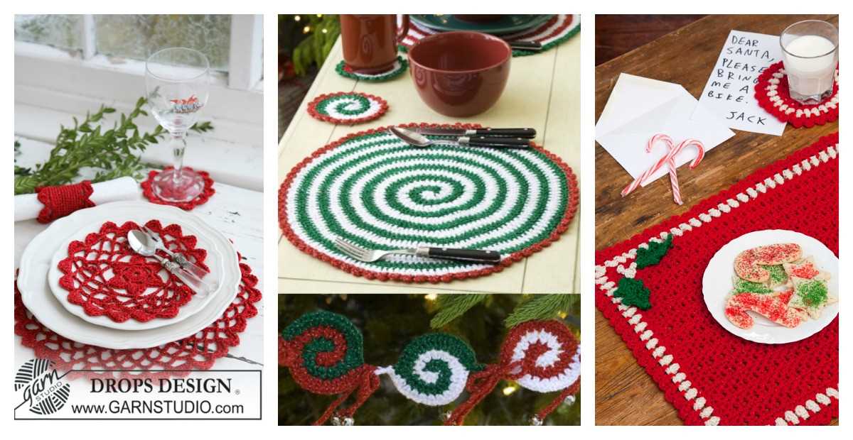 Knitted placemat patterns free