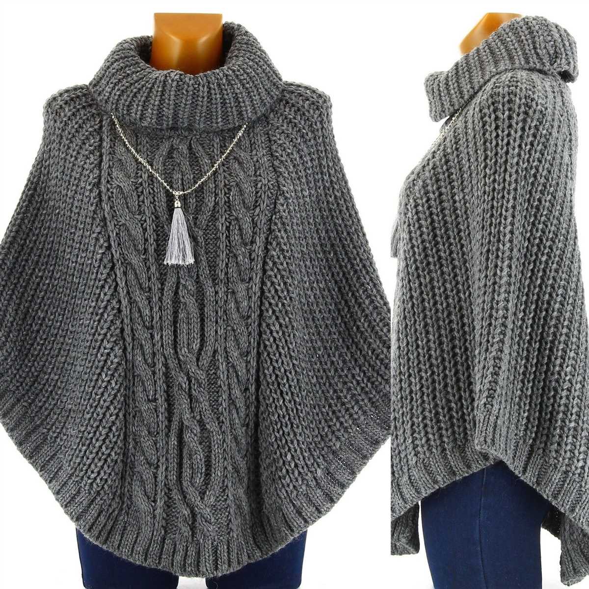 Create Your Own Cozy Knitted Poncho with This Easy-to-Follow Pattern Knitted poncho pattern