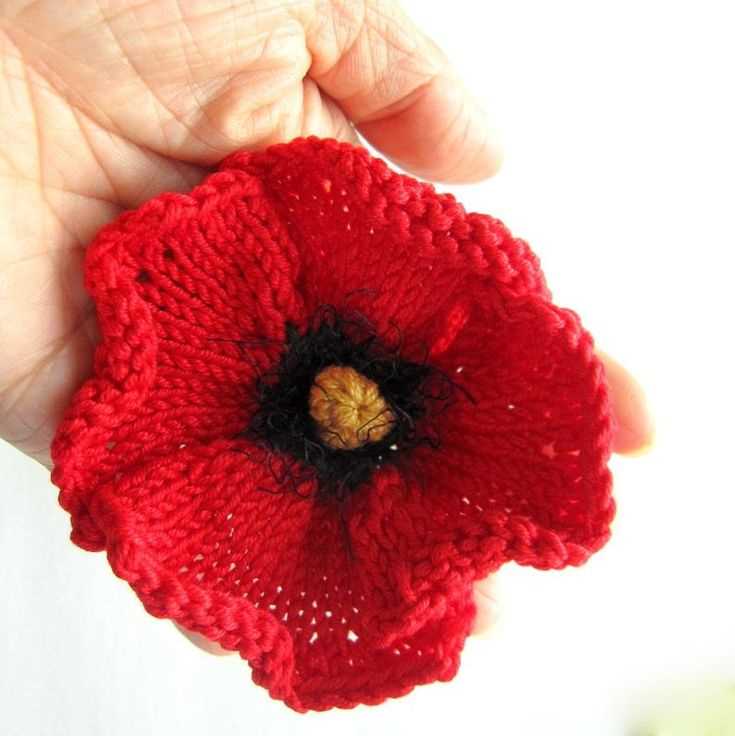 Knitted poppies patterns