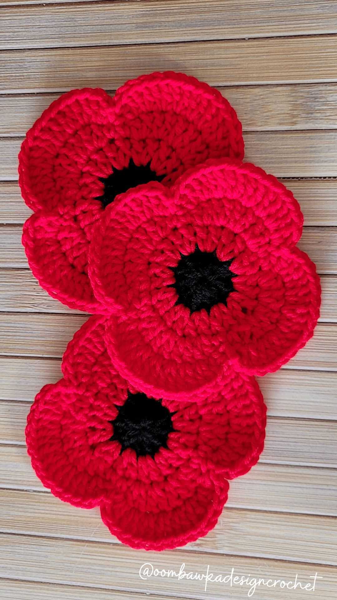 Knitted poppies patterns