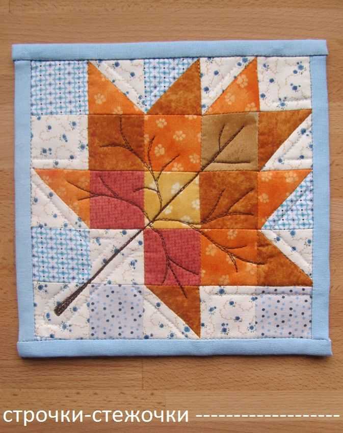 Knitted quilt block patterns