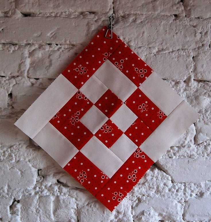 Knitted quilt block patterns