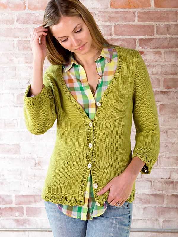 Knitted summer cardigan pattern free