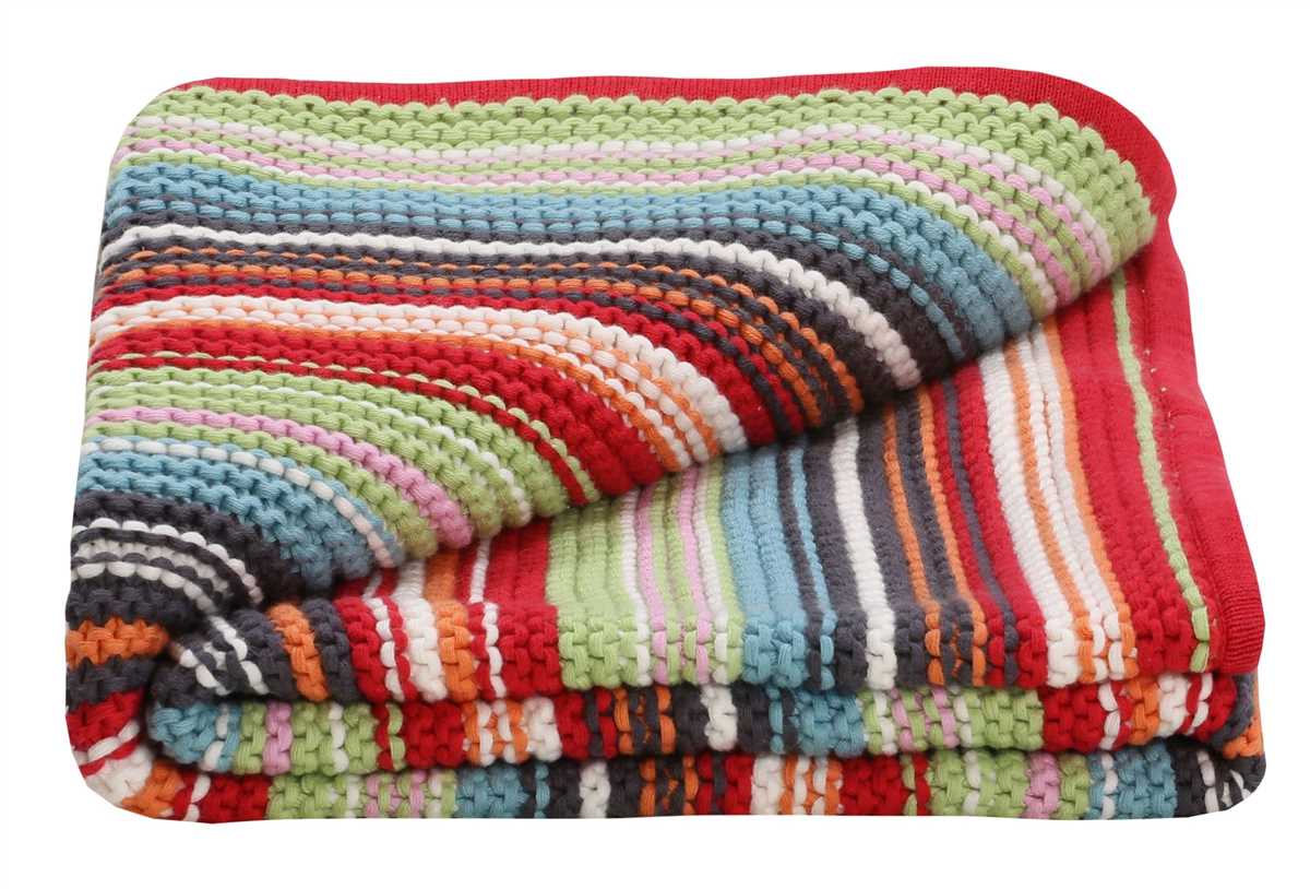 Knitted swaddle blanket pattern