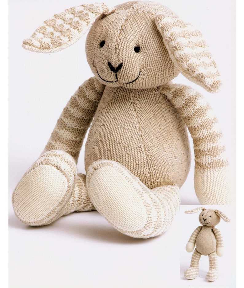 Knitted toy rabbit patterns free