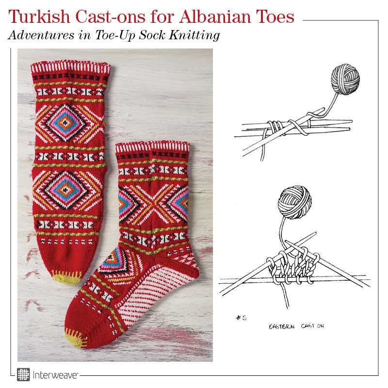 Knitted turkey pattern