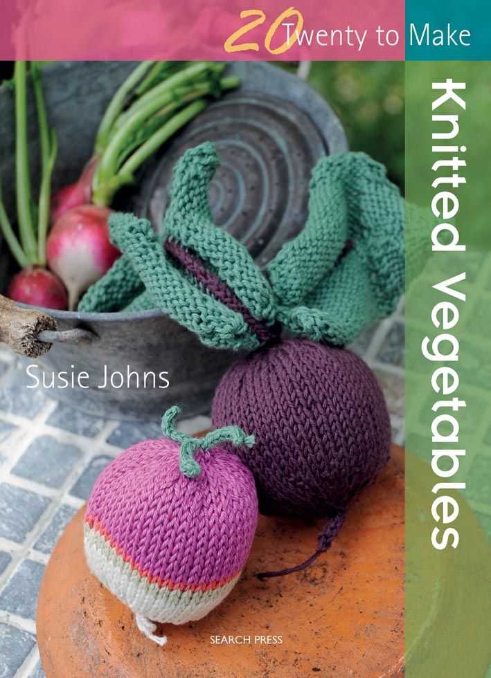Knitted vegetables pattern free