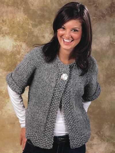 Knitted vest pattern bulky yarn