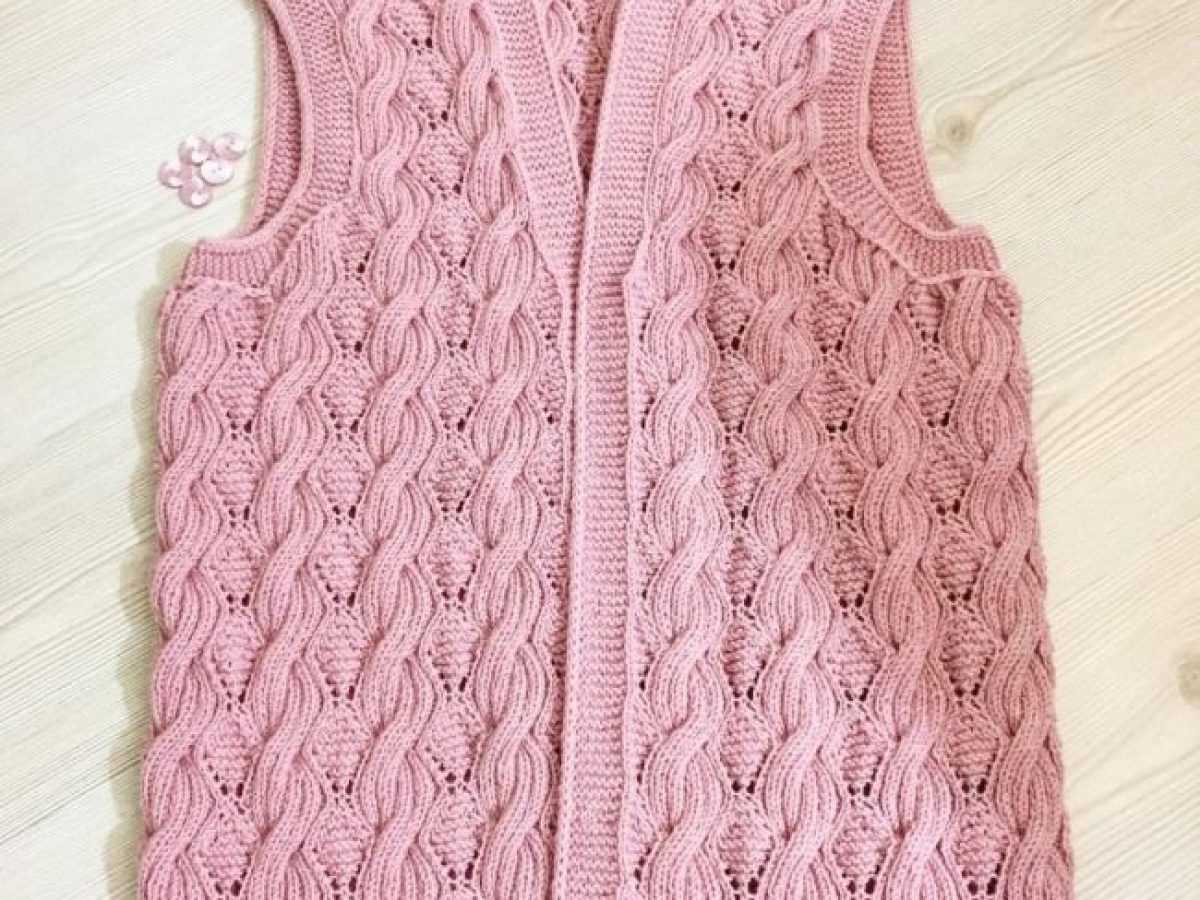 Knitted vest pattern womens
