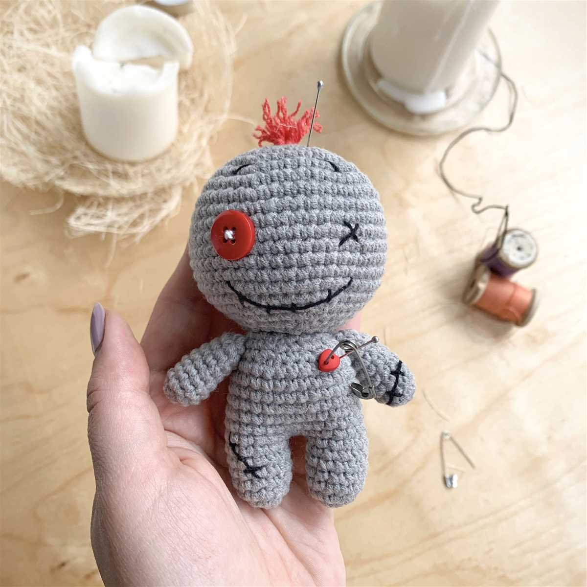 Knitted voodoo doll free pattern