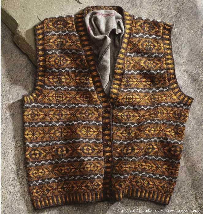 Step-by-Step Guide to Creating a Beautiful Waistcoat Using the Knitting Technique Knitted waistcoat pattern