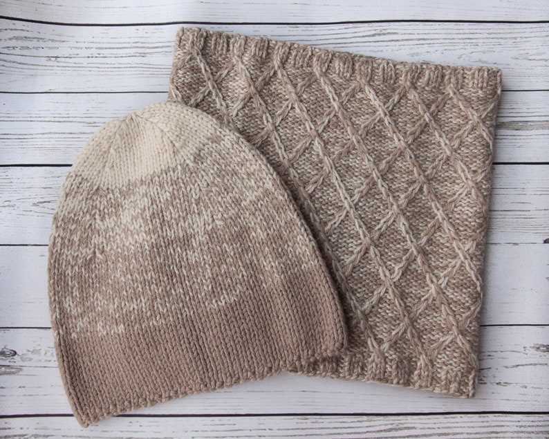 Knitting hat and scarf patterns