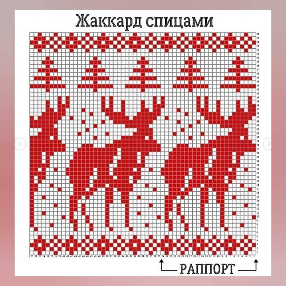 Knitting machine christmas stocking pattern