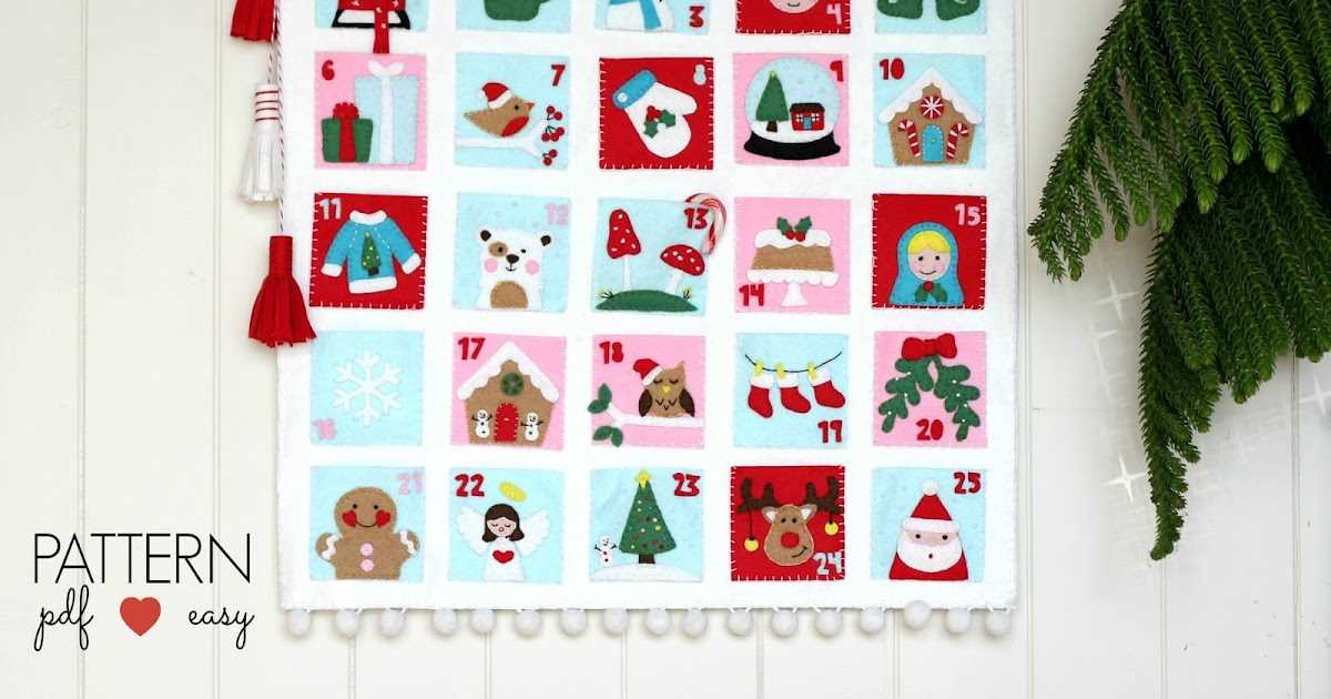 Knitting pattern for advent calendar