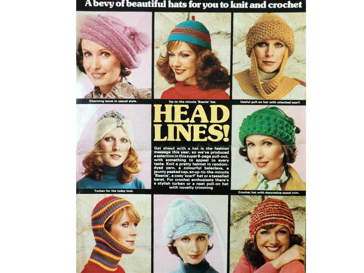 Knitting pattern for bucket hat