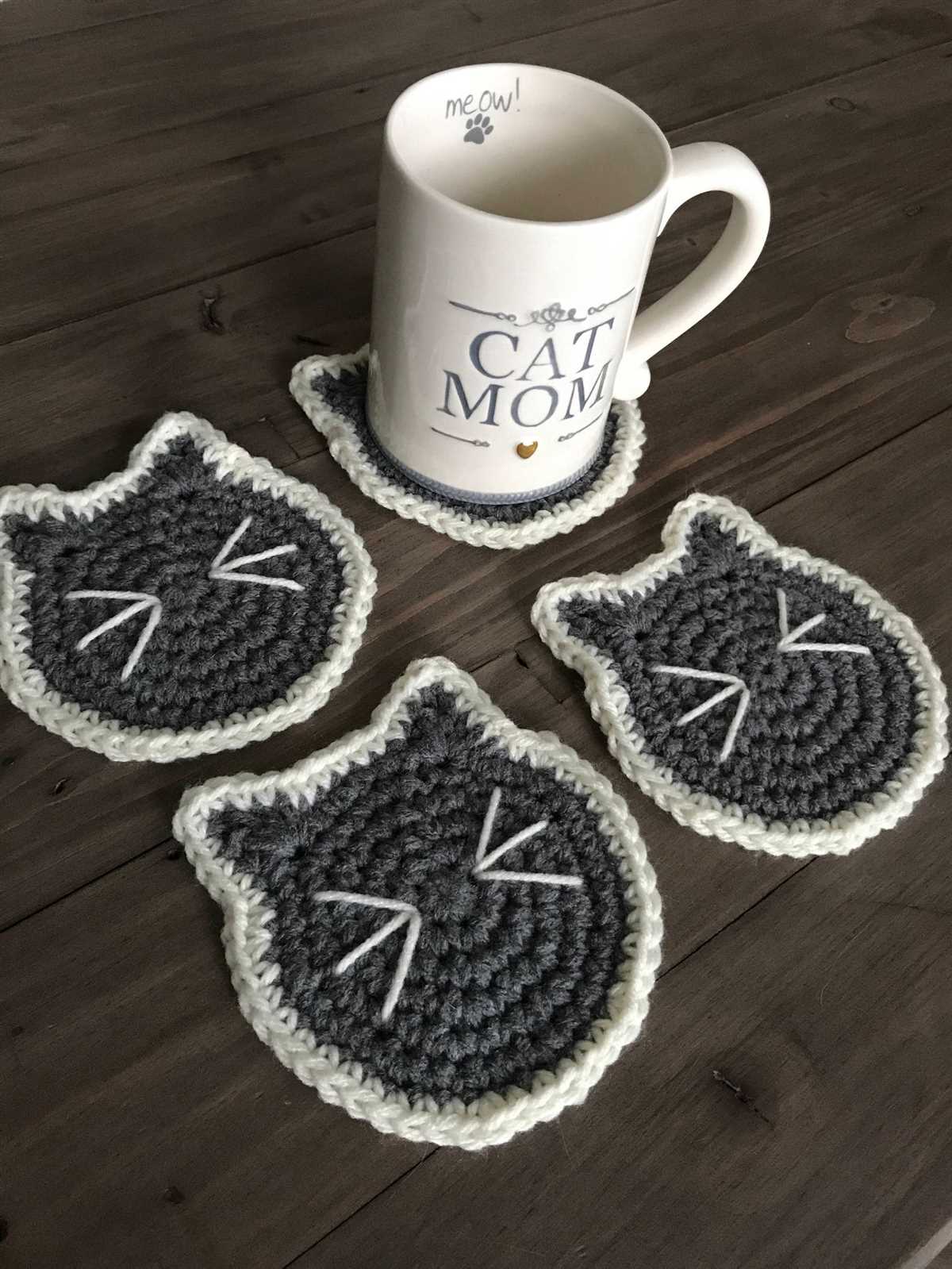 Knitting pattern for coasters