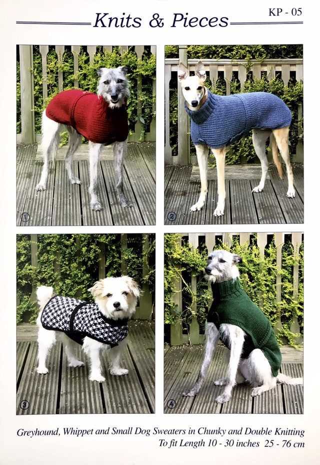 Knitting pattern for english bulldog sweater