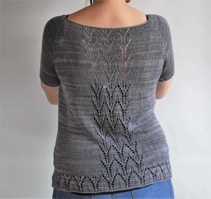 Knitting pattern for sleeveless pullover