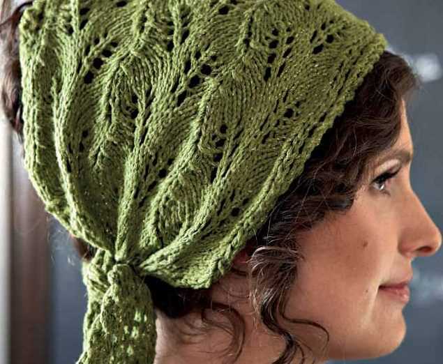 Knitting pattern head scarf