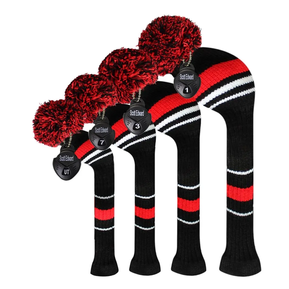 Knitting patterns for golf club head covers