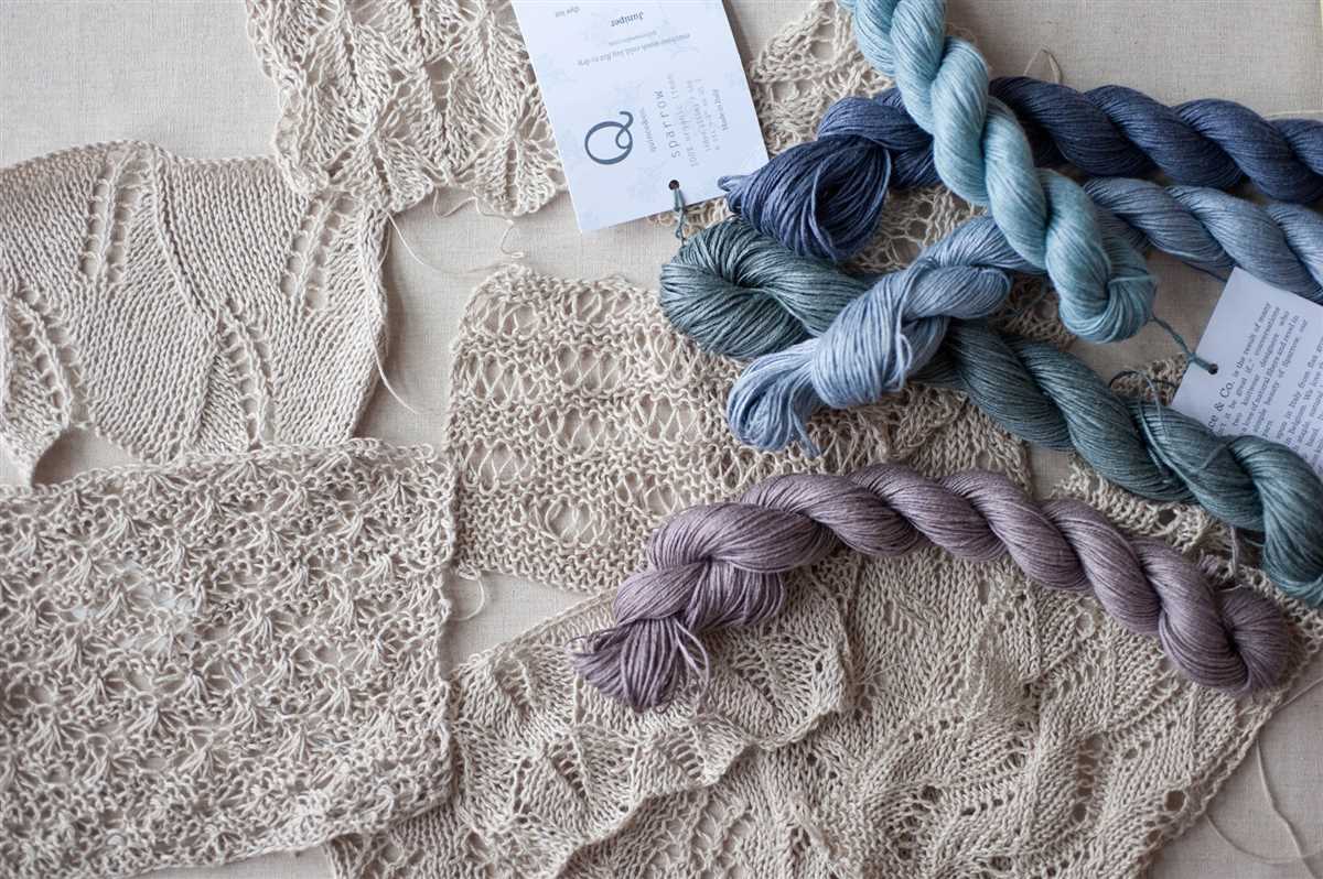 Knitting patterns for linen yarn