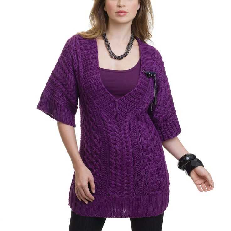 Knitting patterns for plus size ladies