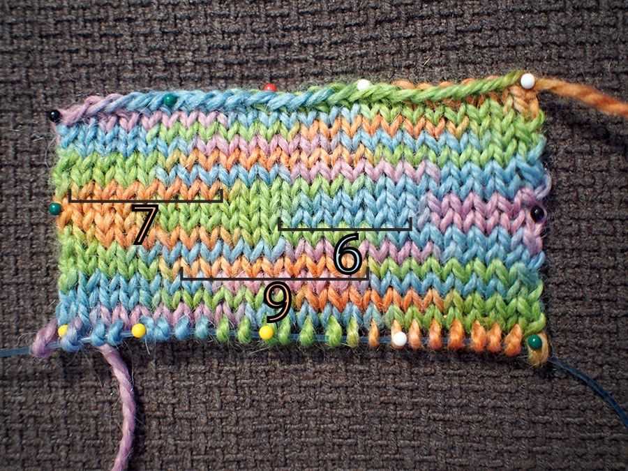 Knitting patterns for variegated yarn