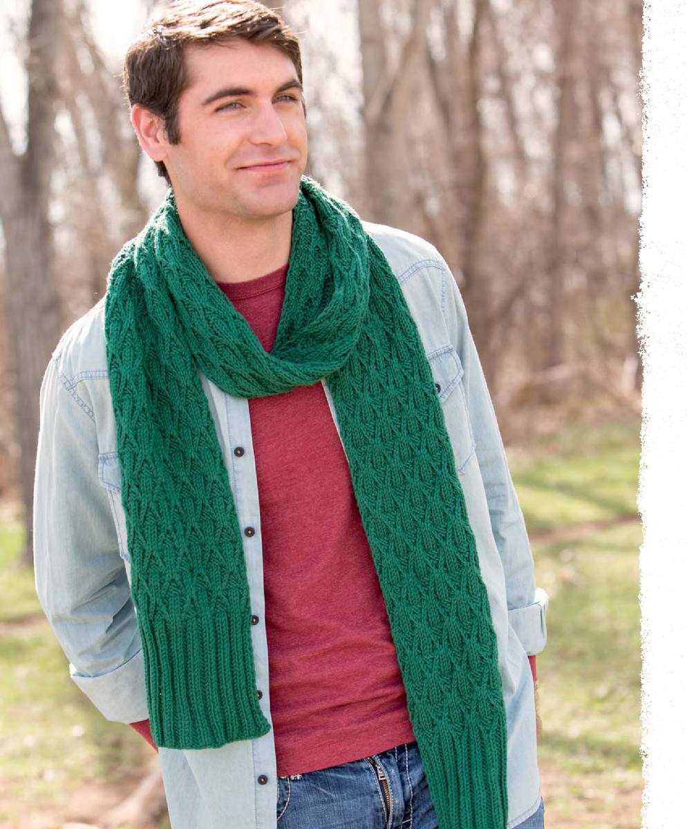 Knitting patterns scarf male