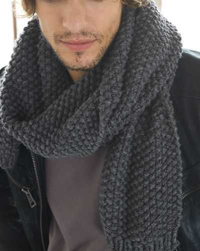 Knitting patterns scarf male