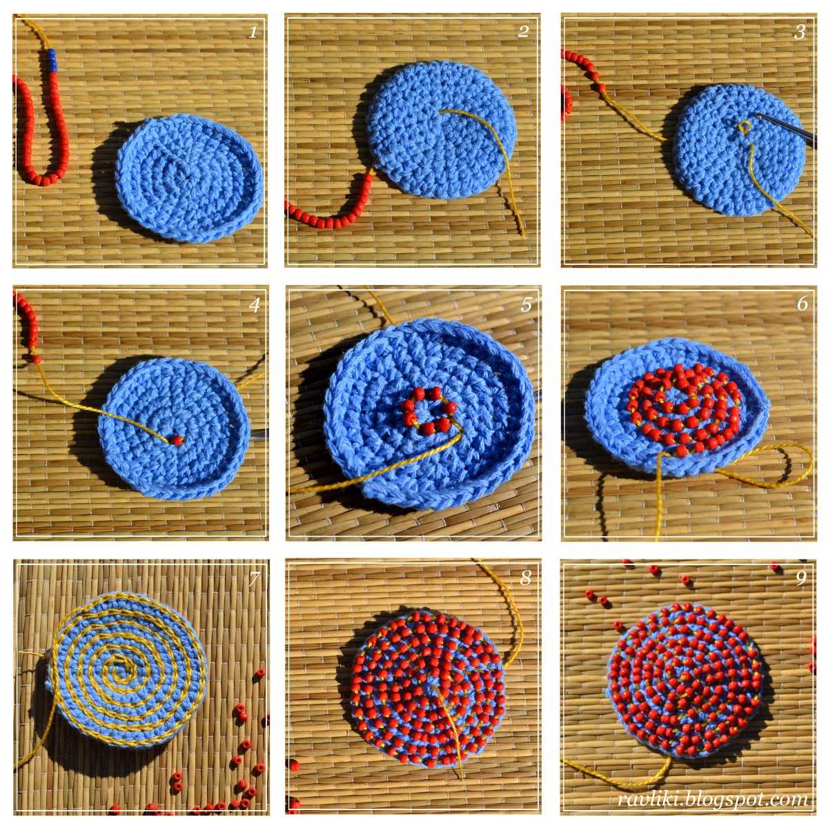 Knitting with beads patterns
