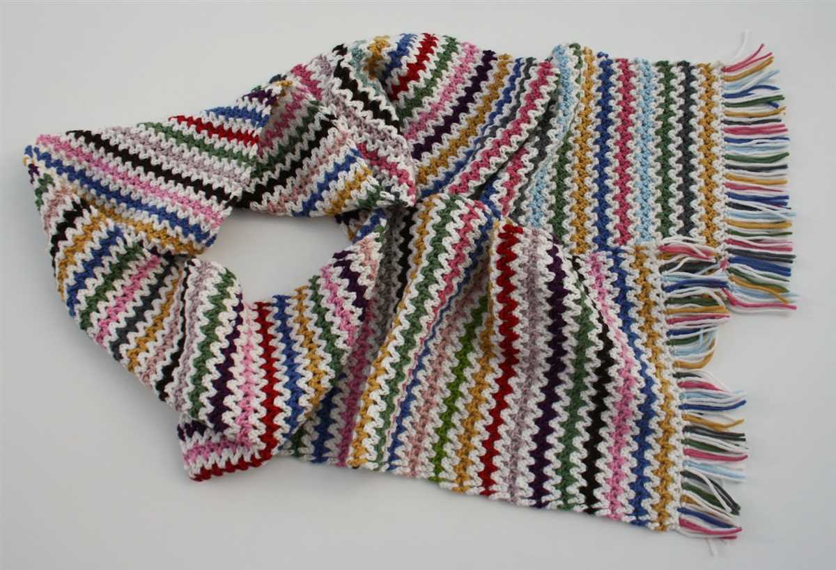 Knitting board patterns scarf