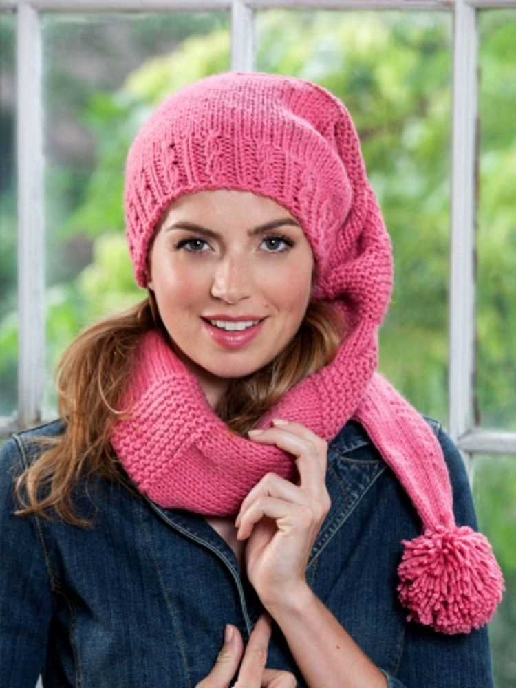 Knitting hat and scarf patterns