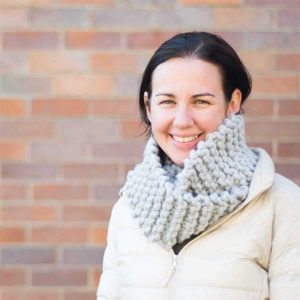 Knitting pattern cowl chunky yarn