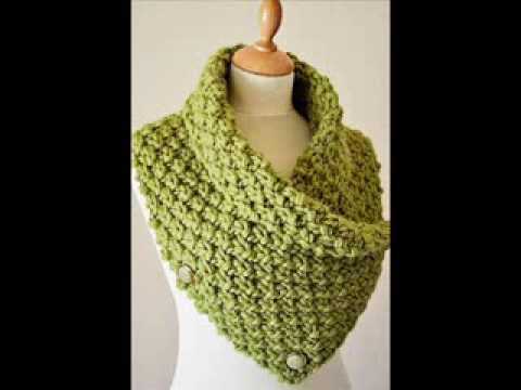 Knitting pattern for a cowl neck warmer