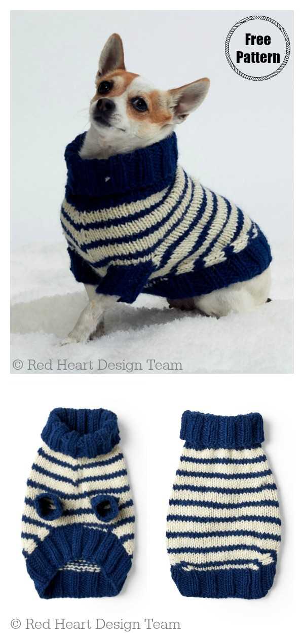 Knitting pattern for dog coat free