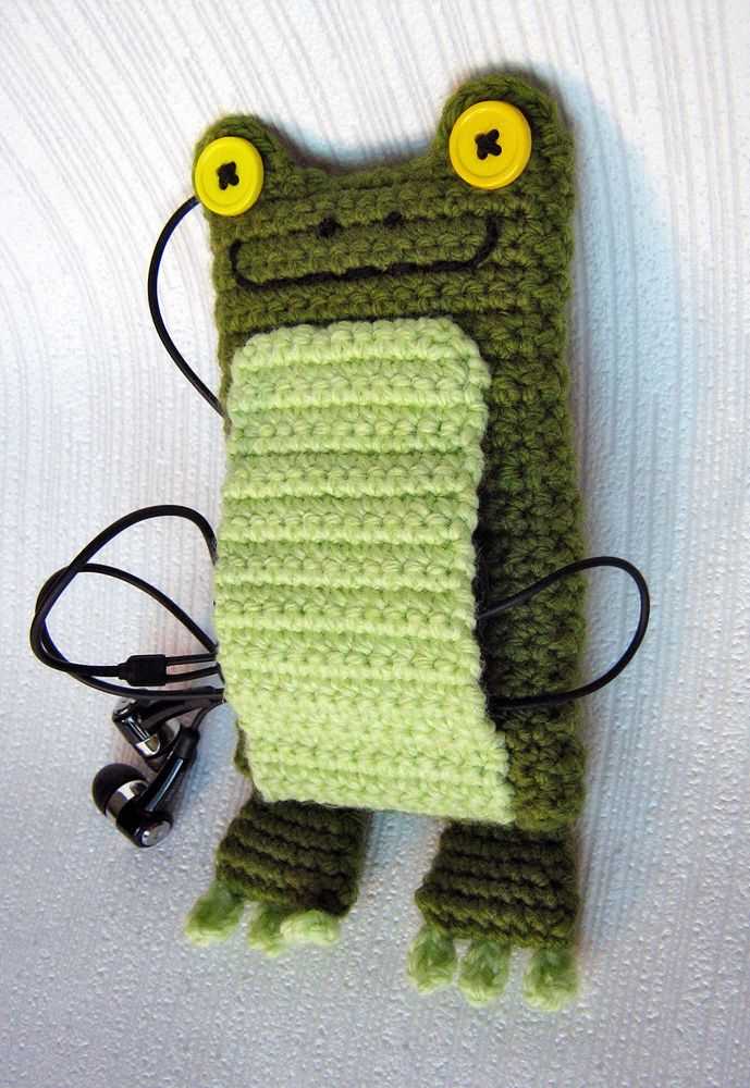Knitting pattern for mobile phone case